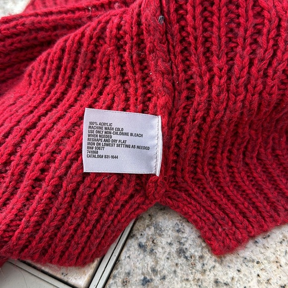 Worthington, Red, Size Large, Short Sleeve Sweater Dress - Picture 5 of 5